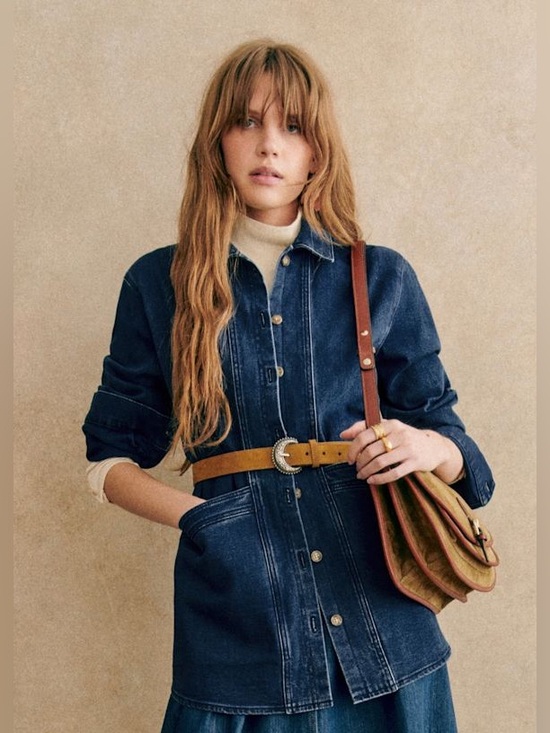 Sezane Jackets & Blazers - Sezane Will Forever Denim Jacket